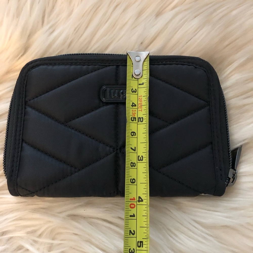 Black Quilted Lug Rodeo zip around Wallet - Picture 9 of 9